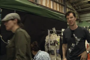 Benedict Cumberbatch en el rodaje adicional
