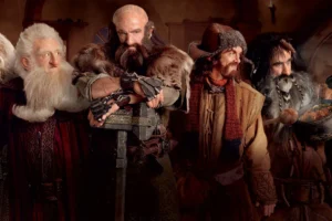 Gandalf, Bilbo y los Enanos