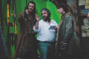 Luke Evans, Peter Jackson y John Bell