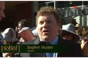 Stephen Hunter en la alfombra roja
