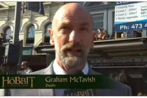 Graham McTavish en la alfombra roja