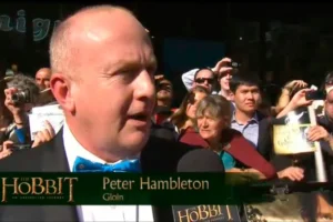 Peter Hambleton en la alfombra roja