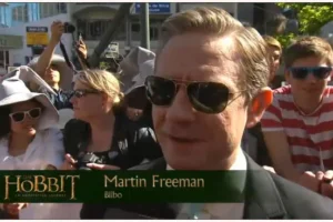 Martin Freeman en la alfombra roja