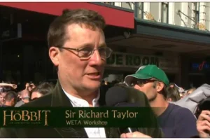 Richard Taylor en la alfombra roja