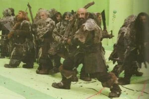 Los Enanos frente a la pantalla verde