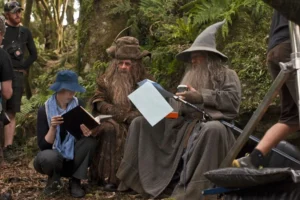 Sylvester McCoy e Ian McKellen