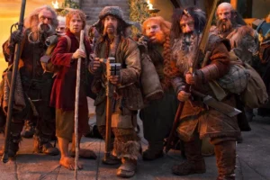 Óin, Bilbo, Bofur, Bombur, Bifur y Dwalin