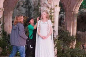 Cate Blanchett en el rodaje