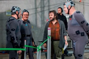 William Kircher, Mark Hadlow, Peter Jackson y Peter Hambleton