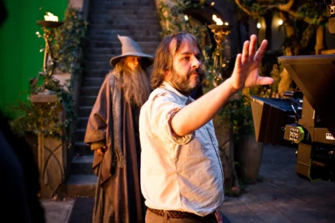 Ian McKellen y Peter Jackson en Rivendel