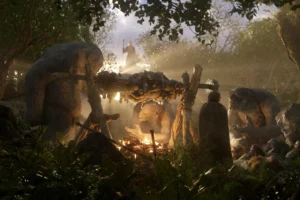 Gandalf, Bilbo y los Trolls