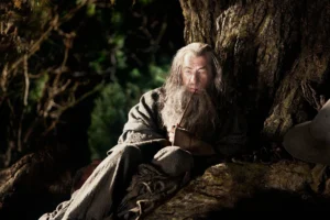 Gandalf en el Bosque de los Trolls