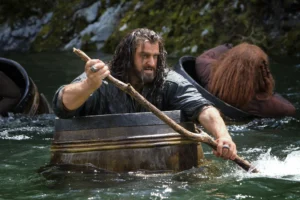 Thorin lucha con la corriente