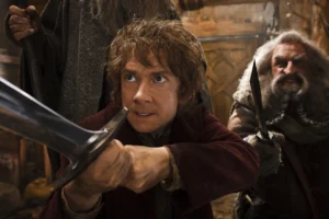 Bilbo y Óin en la casa de Beorn