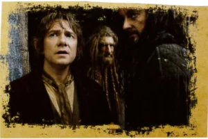 Bilbo, Nori y Thorin