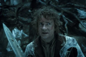 Bilbo se enfrenta a las Arañas