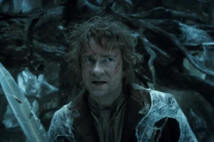 Bilbo se enfrenta a las Arañas