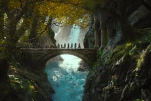 La entrada al palacio de Thranduil