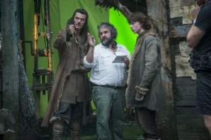 Luke Evans, Peter Jackson y John Bell