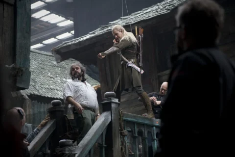 Peter Jackson y Orlando Bloom