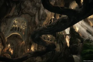 Las cavernas del palacio de Thranduil