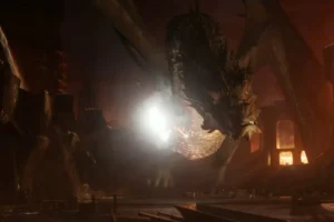 Smaug atacado por los Enanos