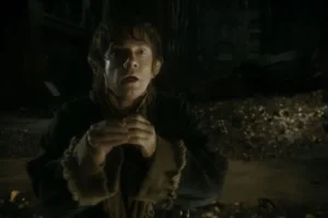 Bilbo se pone el Anillo