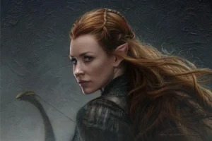 Tauriel siempre lista para la acción
