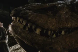 Conversación entre Bilbo y Smaug