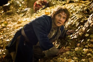 Bilbo en el tesoro de Smaug