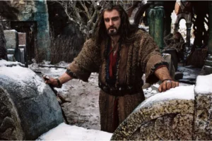 Thorin en las ruinas de Valle