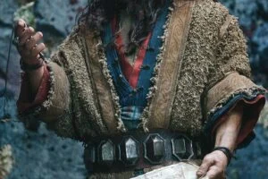 Thorin con el mapa y la llave de sus antepasados
