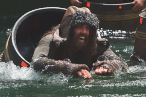 Bofur en un barril