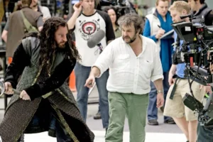 Richard Armitage y Peter Jackson