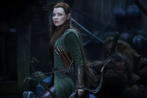 Tauriel y los Enanos en Esgaroth