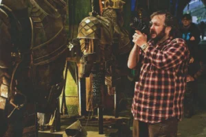 Peter Jackson filma armaduras