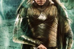Elrond con su armadura dorada