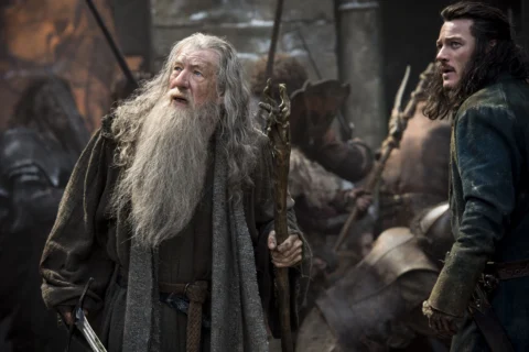 Gandalf y Bardo en Valle