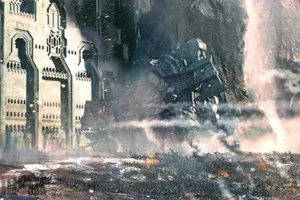 Arte conceptual de la Batalla de los Cinco Ejércitos