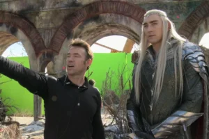 Lee Pace en el decorado de Valle