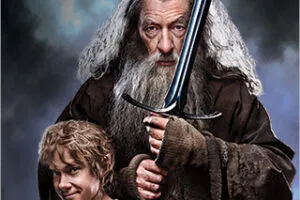 Bilbo y Gandalf en EW