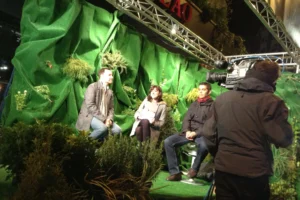 El equipo de Antena 3 en la premiere