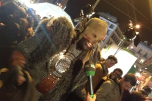 Uno de los fans entrevistado