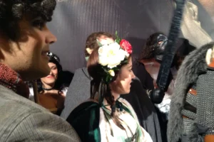 Fans en la premiere de El Hobbit en Madrid