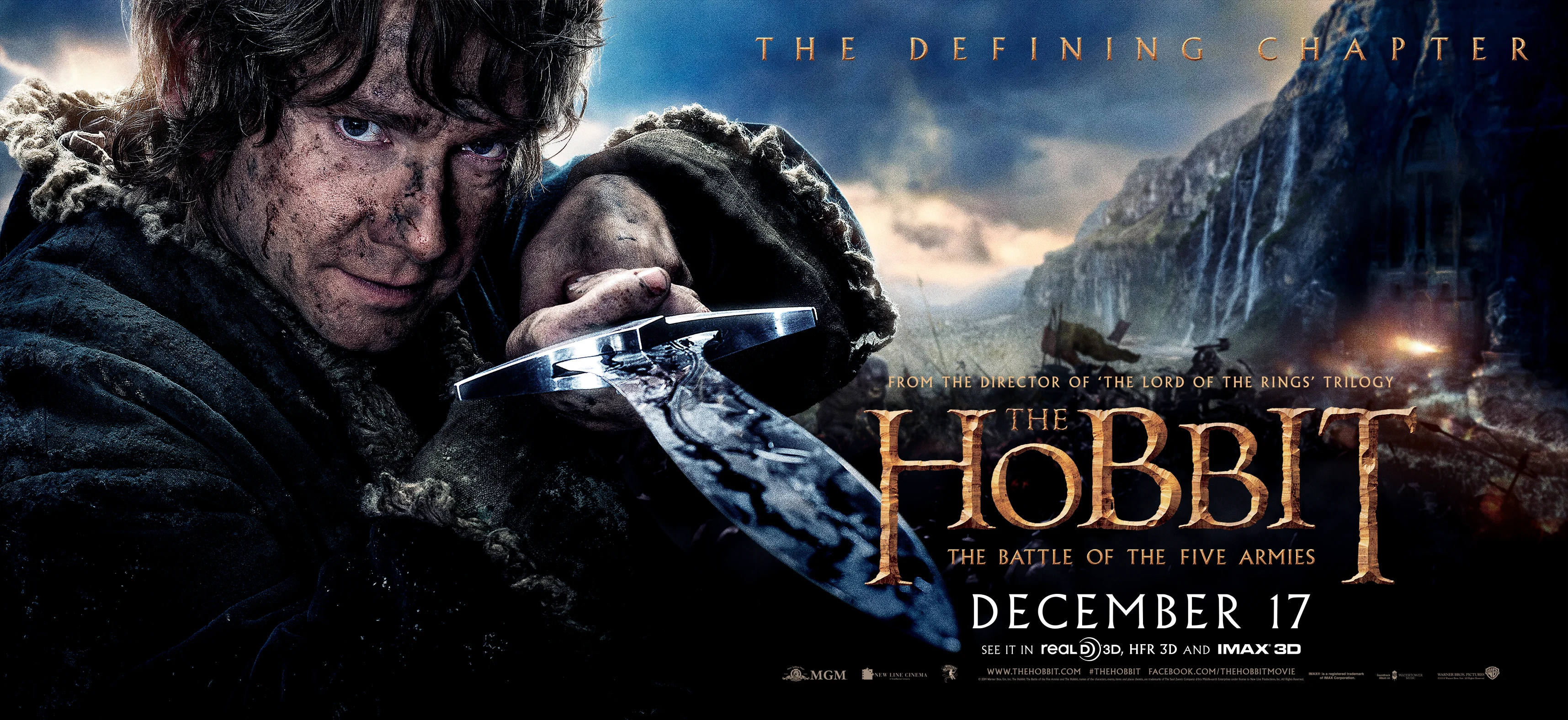 Banner de El Hobbit: La Batalla de los Cinco Ejércitos