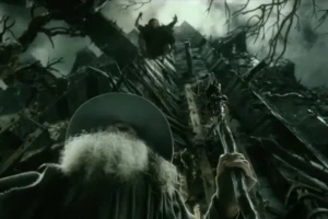 Thráin ataca a Gandalf en Dol Guldur