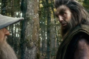 Gandalf y Beorn conversan