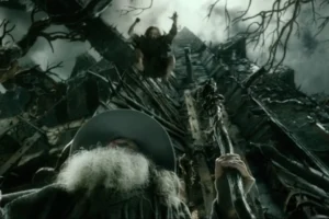 Thráin ataca a Gandalf por sorpresa