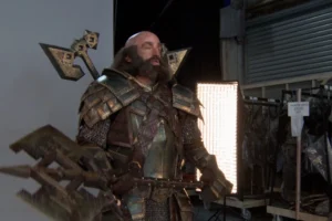 Dwalin con su armadura