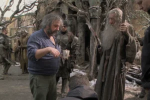 Peter Jackson e Ian McKellen en Valle